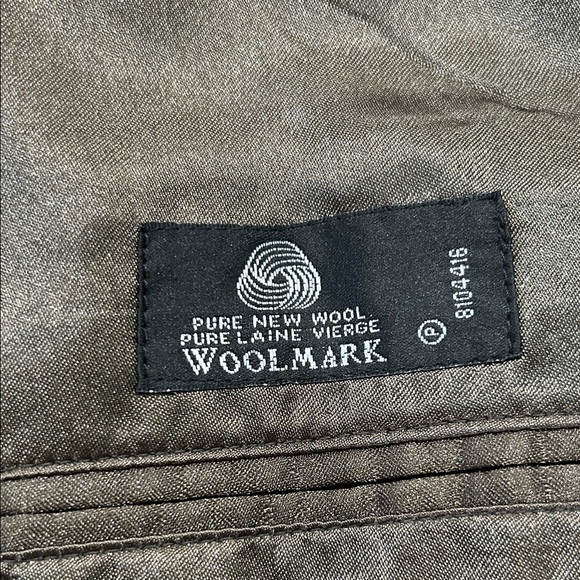 Men's Classic Black Blazer Protocol brown herringbone 100% pure virgin wool - Picture 7 of 14